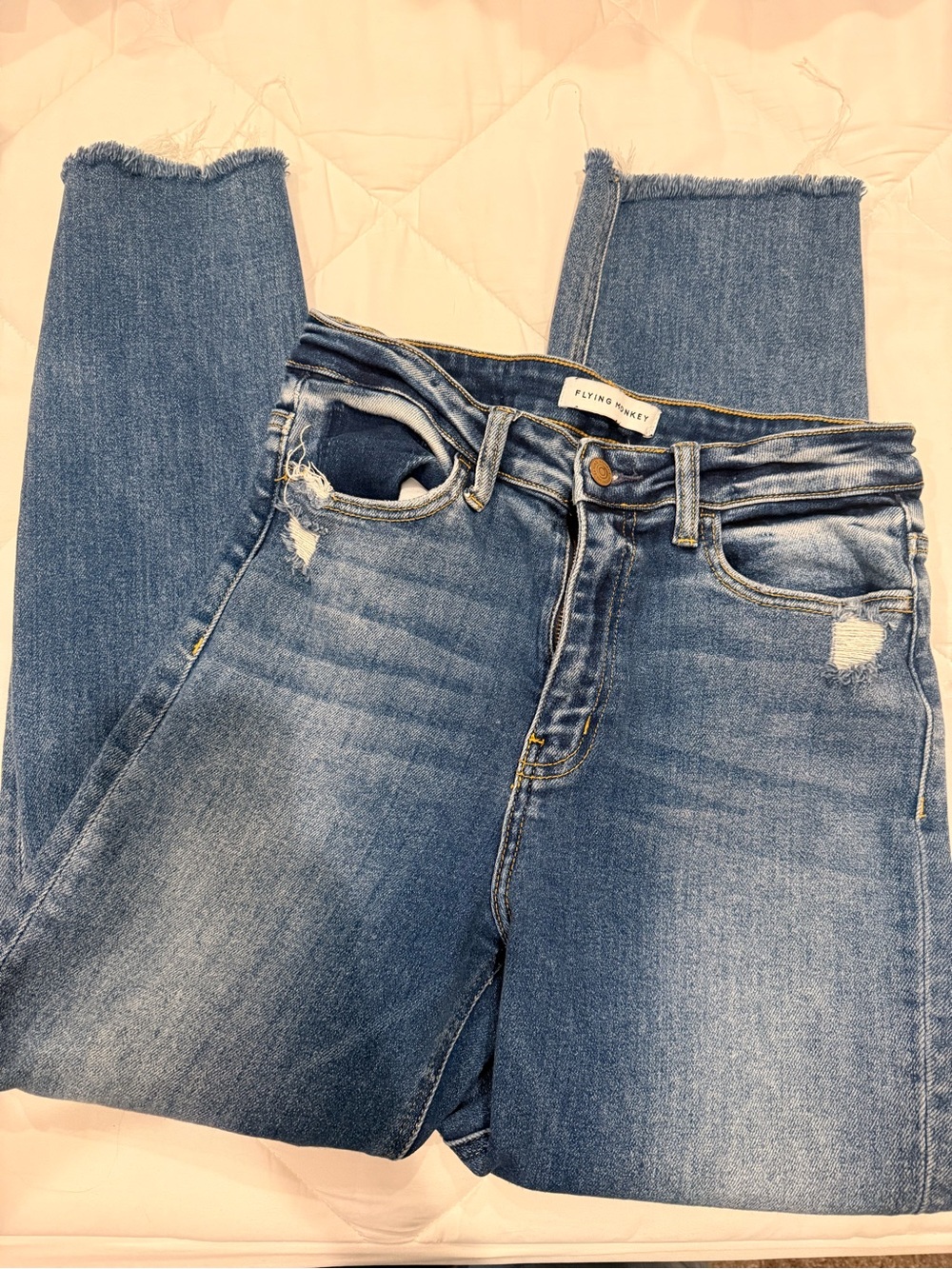 Flying Monkey cropped jeans